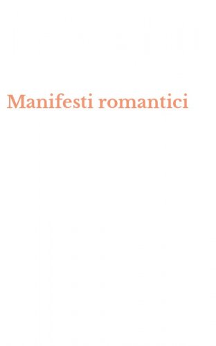 Manifesti romantici
