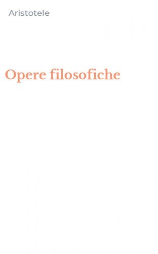 Opere filosofiche