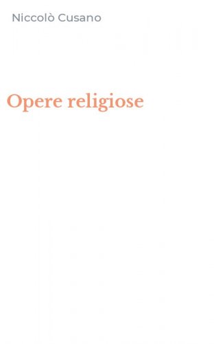 Opere religiose