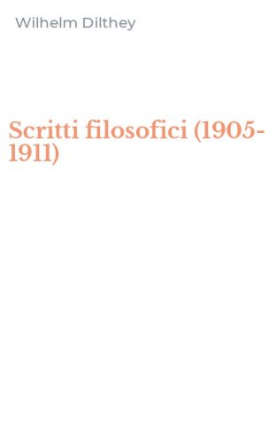 Scritti filosofici (1905-1911)