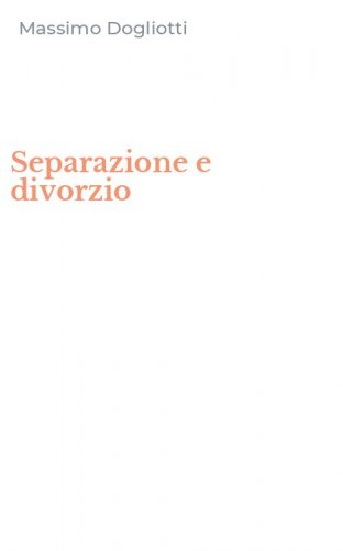Separazione e divorzio