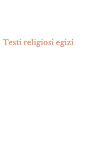 Testi religiosi egizi