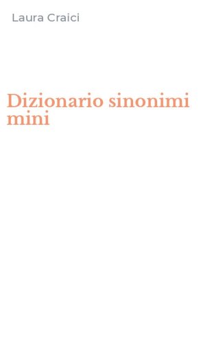 Dizionario sinonimi mini