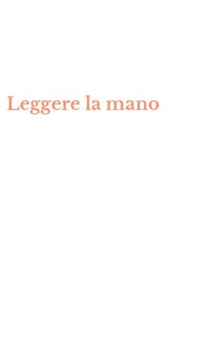 Leggere la mano