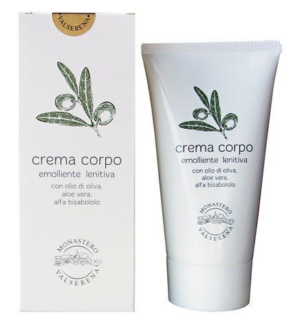 CREMA CORPO ALL'OLIO DI OLIVA EMOLLIENTE NUTRIENTE 150 ML - Crema corpo, emolliente e lenitiva con olio di oliva, aloe vera,  alfa bisabololo.