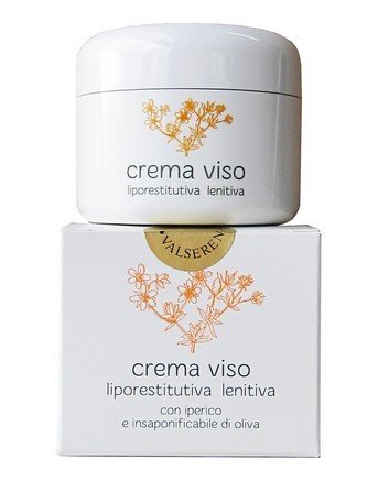 CREMA VISO IDRATANTE LENITIVA 50 ML - Liporestitutiva lenitiva con iperico e insaponificabile di oliva.