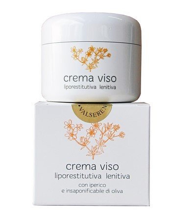 CREMA NUTRIENTE LIPORESTITUTIVA LENITIVA 50 ML - Crema viso liporestitutiva lenitiva con iperico e insaponificabile di oliva