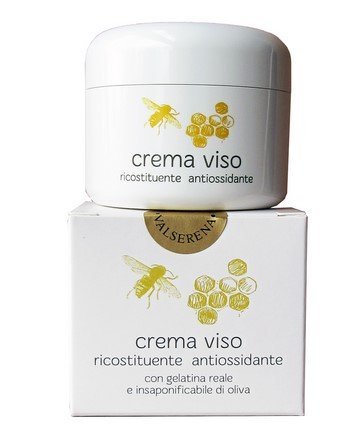 CREMA VISO RICOSTITUENTE ANTIOSSIDANTE 50 ML - Crema viso ricostituente antiossidante con gelatina reale e insaponificabile di oliva