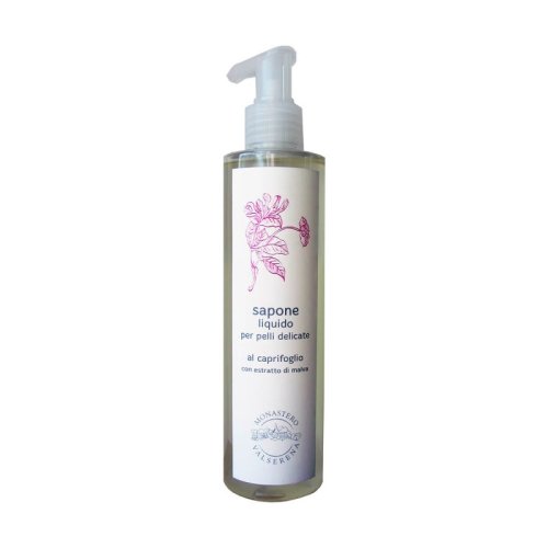 SAPONE LIQUIDO CAPRIFOGLIO 250 ML - Sapone liquido per pelli delicate con estratto di malva al profumo di caprifoglio