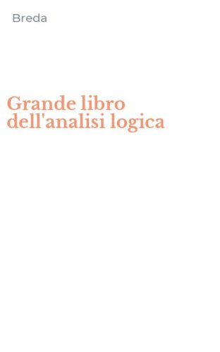 Grande libro dell'analisi logica