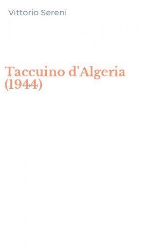 Taccuino d'Algeria (1944)