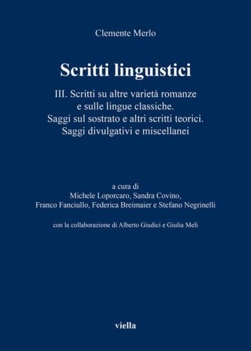 Scritti linguistici