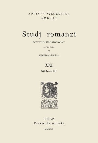 Studj romanzi. Nuova serie