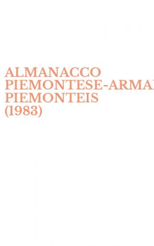 ALMANACCO PIEMONTESE&shy;ARMANACH PIEMONTEIS (1983)