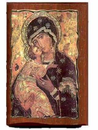 QUADRETTO MADONNA DI VLADIMIR - 5x8 cm