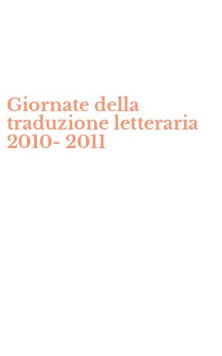 Giornate della traduzione letteraria 2010-2011