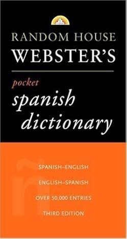 WEBSTER'S POCKET SPANISH DICTIONARY PB
