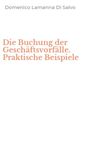 Die Buchung der Gesch&auml;ftsvorf&auml;lle. Praktische Beispiele
