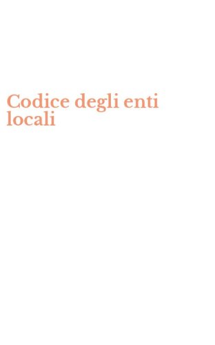 Codice degli enti locali