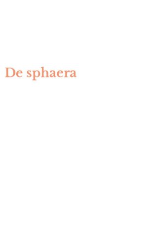 De sphaera