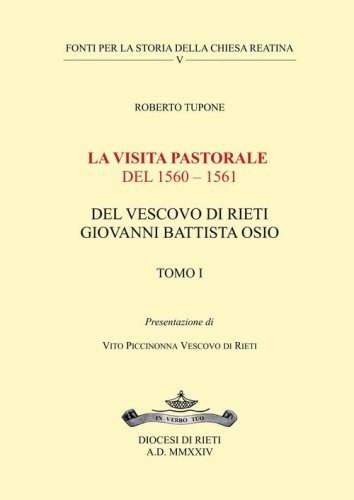 La visita pastorale del 1560-1561 del Vescovo di Rieti Giovanni Battista Osio