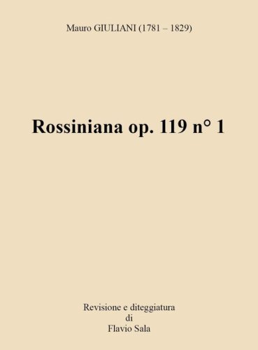 Rossiniana op. 119 n&deg; 1