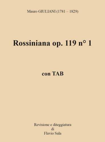 Rossiniana op. 119 n&deg; 1+TAB