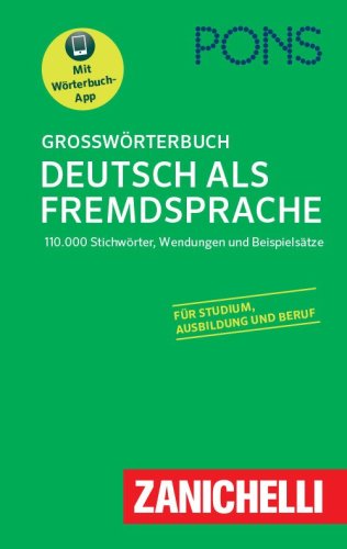 Grossw&ouml;rterbuch Deutsch als Fremdsprache