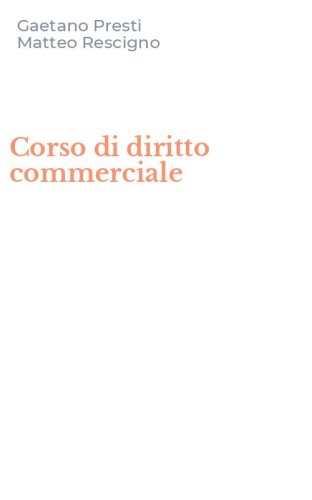Corso di diritto commerciale